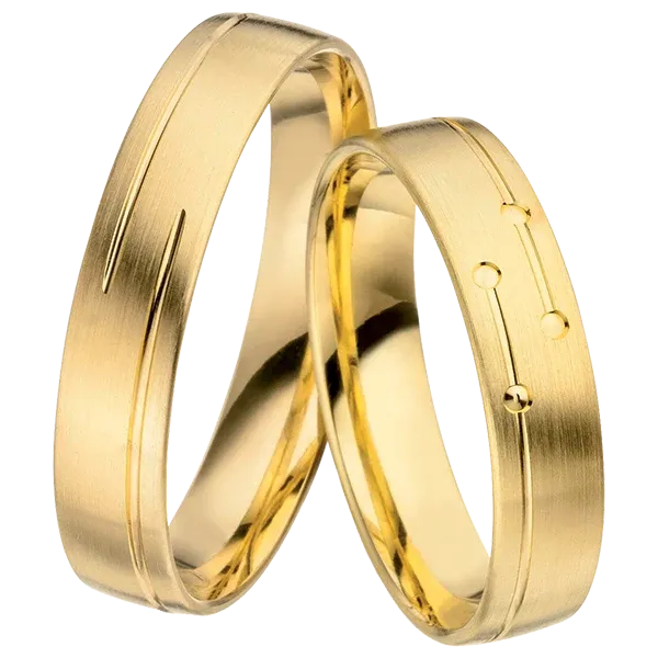 Linden Trauringe / Eheringe Egliswil Minimalistisches Design - 1418/1419