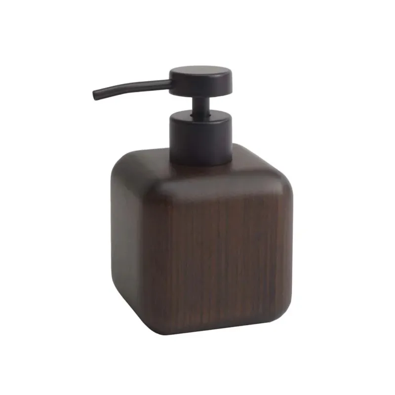 Ebony Wood Bathroom Accessories Soap Dispenser