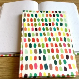 Notizbuch A5 Punktraster Strokes Hardcover 100g RC - Polly Paper - Umweltfreundliche Schreibwaren