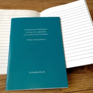 Rememberbook A6 Schopenhauer - Polly Paper Notizbücher Berlin