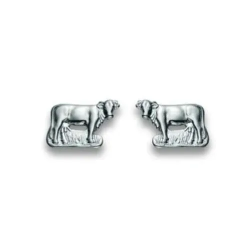 Ohrstecker aus Silber in Kuh-Design - 6263.01521/0002
