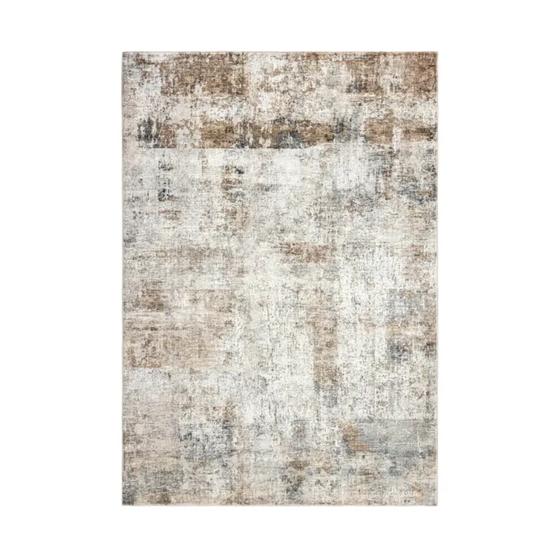 Teppich – Kurzflor Struktur, Zeitloses Design, Taupe Optik, 160 x 230 cm - Elegantica 327 | Kayoom