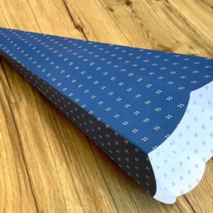 Schultüte 65cm blau weiße Pünktchen MarpaJansen