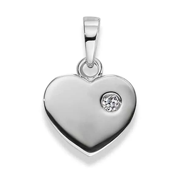 Silver classics 2021 Anhänger Silber 925 weiss – Herz Motiv - 6256.08955/0001