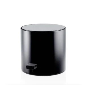 Soft Close Pedal Bin BLACK MATT 3,8L - |VESIMI Design| Luxury Bathrooms and Home Decor