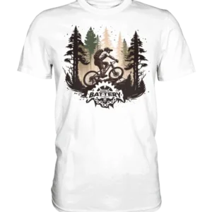 Sons of Battery® - E-MTB Brand & Community Unisex-Shirts White / S Freedom Mountainbike White - Classic Shirt E-Bike-Community
