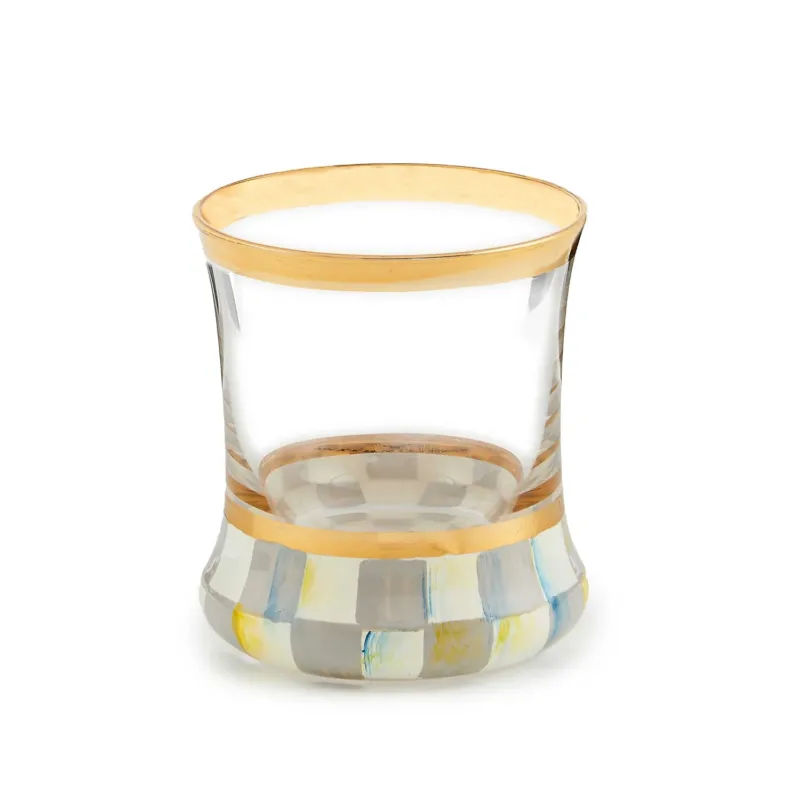 Sterling Check Shot Glass by MacKenzie - Childs - |VESIMI Design|