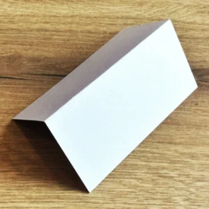 Tischkarten weiß 6x6,4cm RecCard 250g°