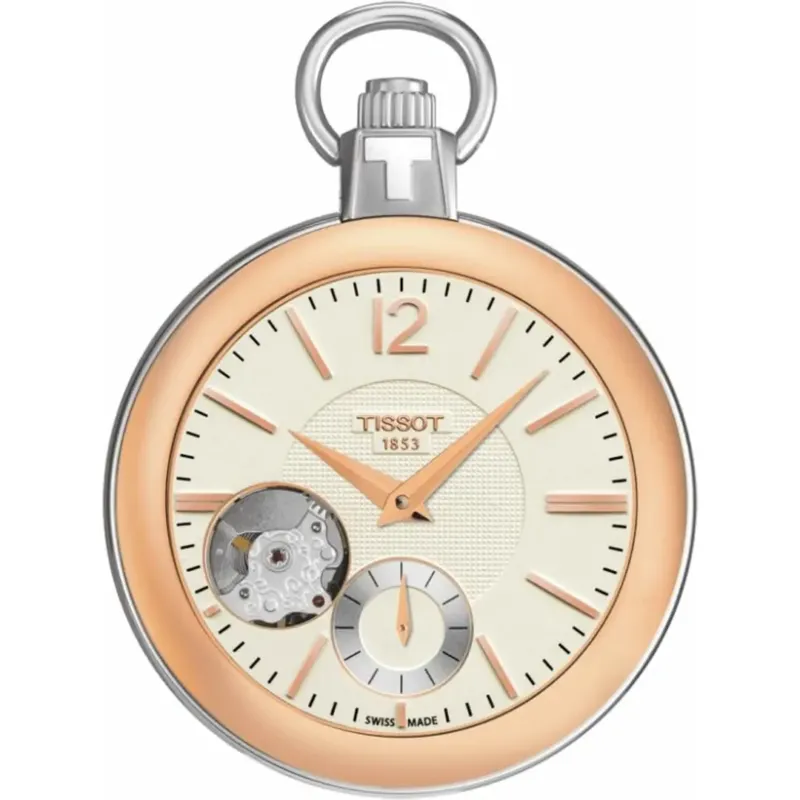 Tissot Pocket Mechanical Skeleton Taschenuhr - T853.405.299.267.01