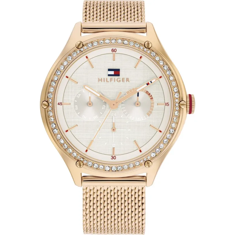 Tommy Hilfiger Lexi Day-Date Goldig Damenuhr - 1782653