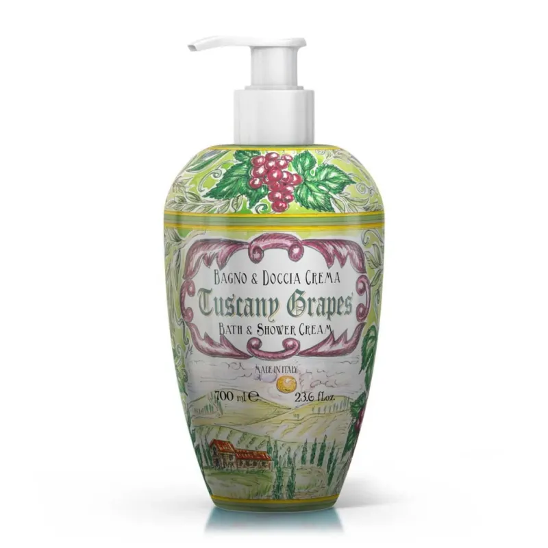 Tuscany Grapes Range - Bath and Shower Gel 700 ml - |VESIMI Design| Luxury Bathrooms and Home Decor