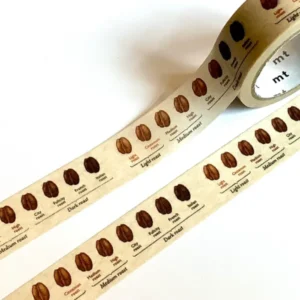 Washi tape mt upcycled tape coffee roast 5m 15mm