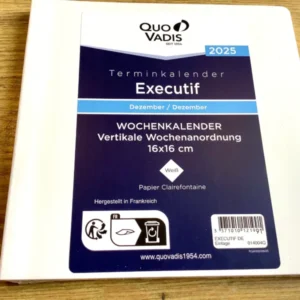 Wochenkalender Executif Einlage 16x16cm 2025 (!)