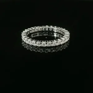 Linden Memorie Ring in 18 Karat - 750 Weissgold mit Diamanten - YZ0004282